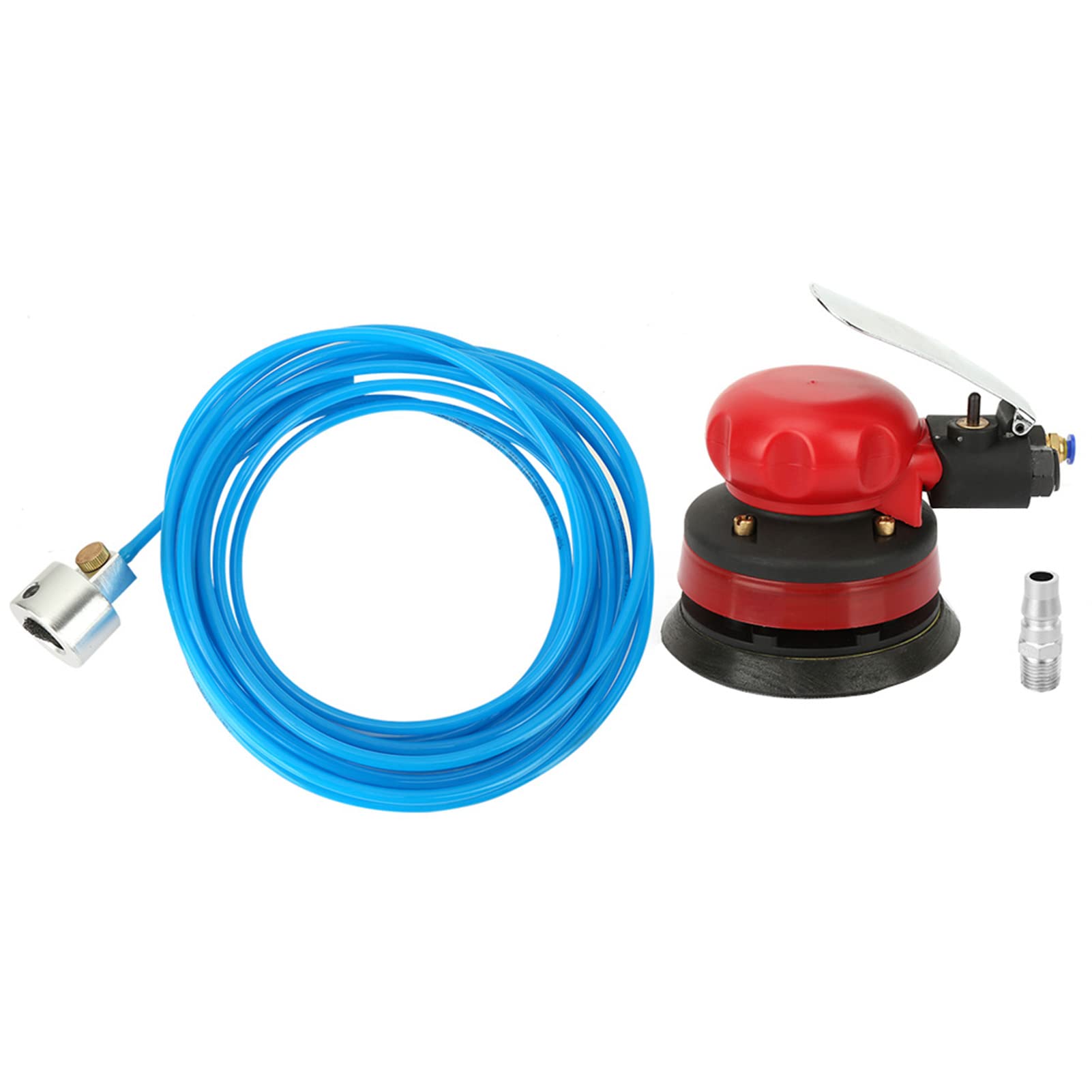 5" Random-Orbit Round Sander Pneumatic Polisher Air Water Sander 1/4" Inlet Grinding Machine Kit