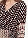 ROMWE Women's Summer Casual Half Sleeve Vintage Print Split Maxi Dress Black L