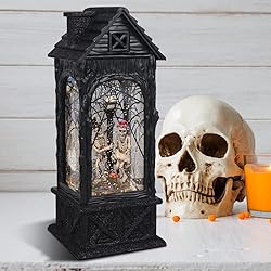 Eldnacele Halloween Ghost Projection Snow Globe