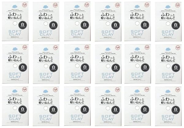 DAISO JAPAN SOFT CLAY LIGHTWEIGHT FLUFFY WHITE