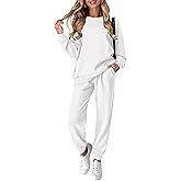 KIRUNDO Sweatsuits Women 2 Piece Outfit Matching Workout Lounge Sets Spring Fall Clothing Tracksuit Airport Travel Outfits