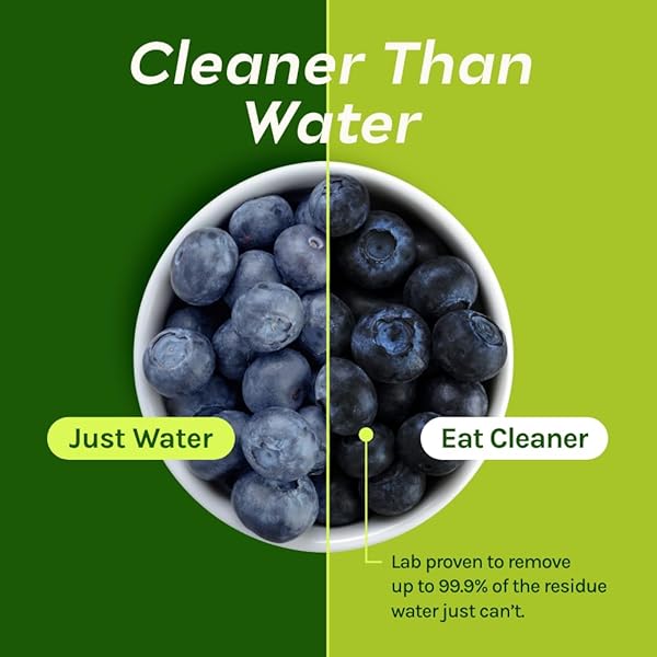 CLEANBOSS EAT CLEANER TRIPLE-ACTION FRUIT + VEGGIE WASH – 12 OZ, PACK OF 3 – REMOVES HARMFUL RESIDUE – KEEPS PRODUCE FRESH UP TO 5X LONGER – INCLUDES ONE TRIGGER – VEGAN, GLUTEN FREE – IMPROVED NOZZLE