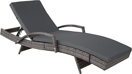 Amazon De Tectake 800691 Aluminium Polyrattan Sonnenliege Wetterbestandig Leicht Und Stabil 5 Fach Verstellbare Ruckenlehne Inkl Polster Grau Nr 403147 Amazon De Tectake 800691 Aluminium Polyrattan Sonnenliege Wetterbestandig Leicht Und Stabil 5 Fach Verstellbare Ruckenlehne Inkl Polster Grau Nr 403147