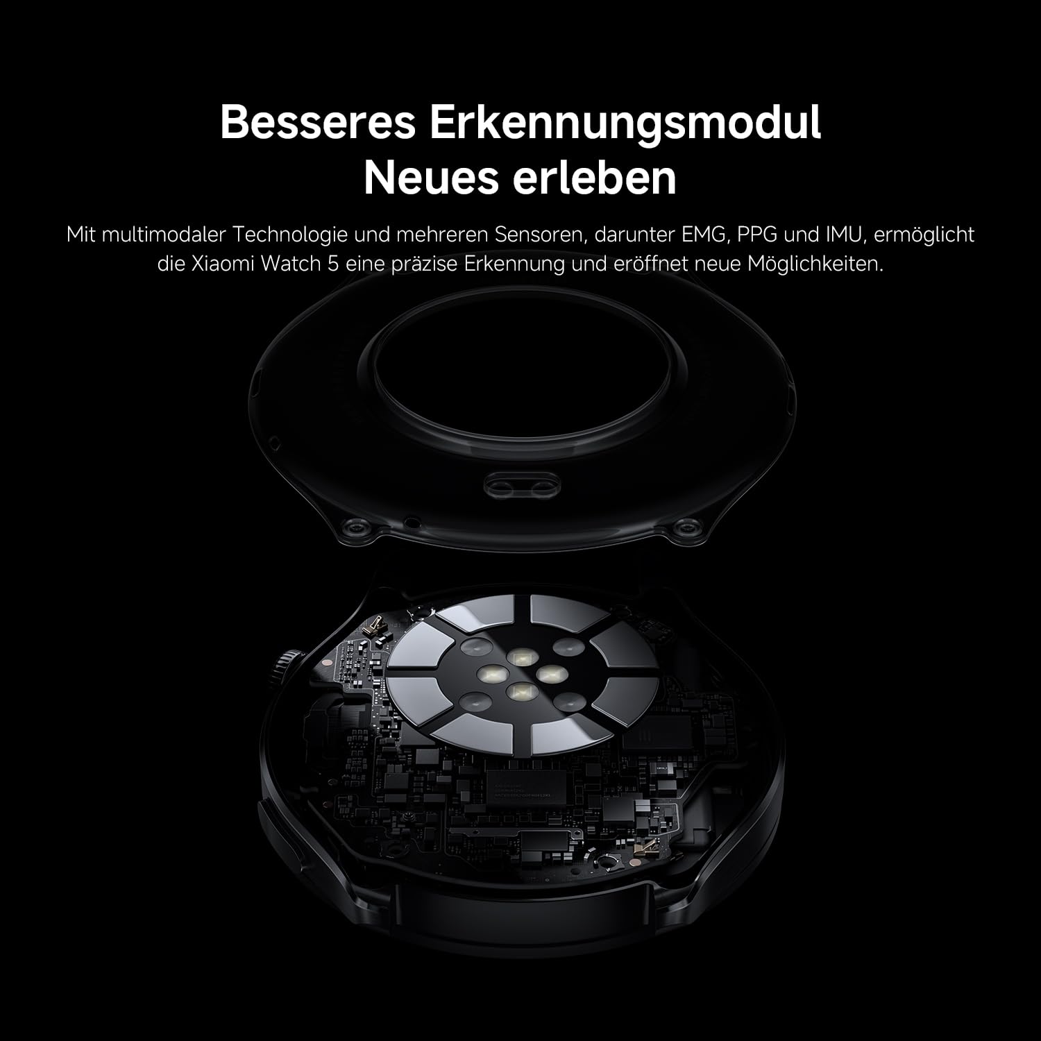 XIAOMI Watch 5 Smartwatch, Google Wear OS, NFC-Zahlung, KI mit Gemini, 1,54” Display, 47mm, bis zu 6 Tagen Akkulaufzeit, GPS-Fitness-Tracking, Gestensteuerung, Saphirglas und Bluetooth, Schwarz 4