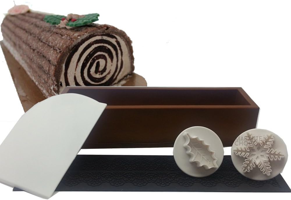 Tronchetto Di Natale Prezzo.Daudignac Stampo Decorativo Per Torte Motivo Tronchetto Di Natale Amazon It Casa E Cucina