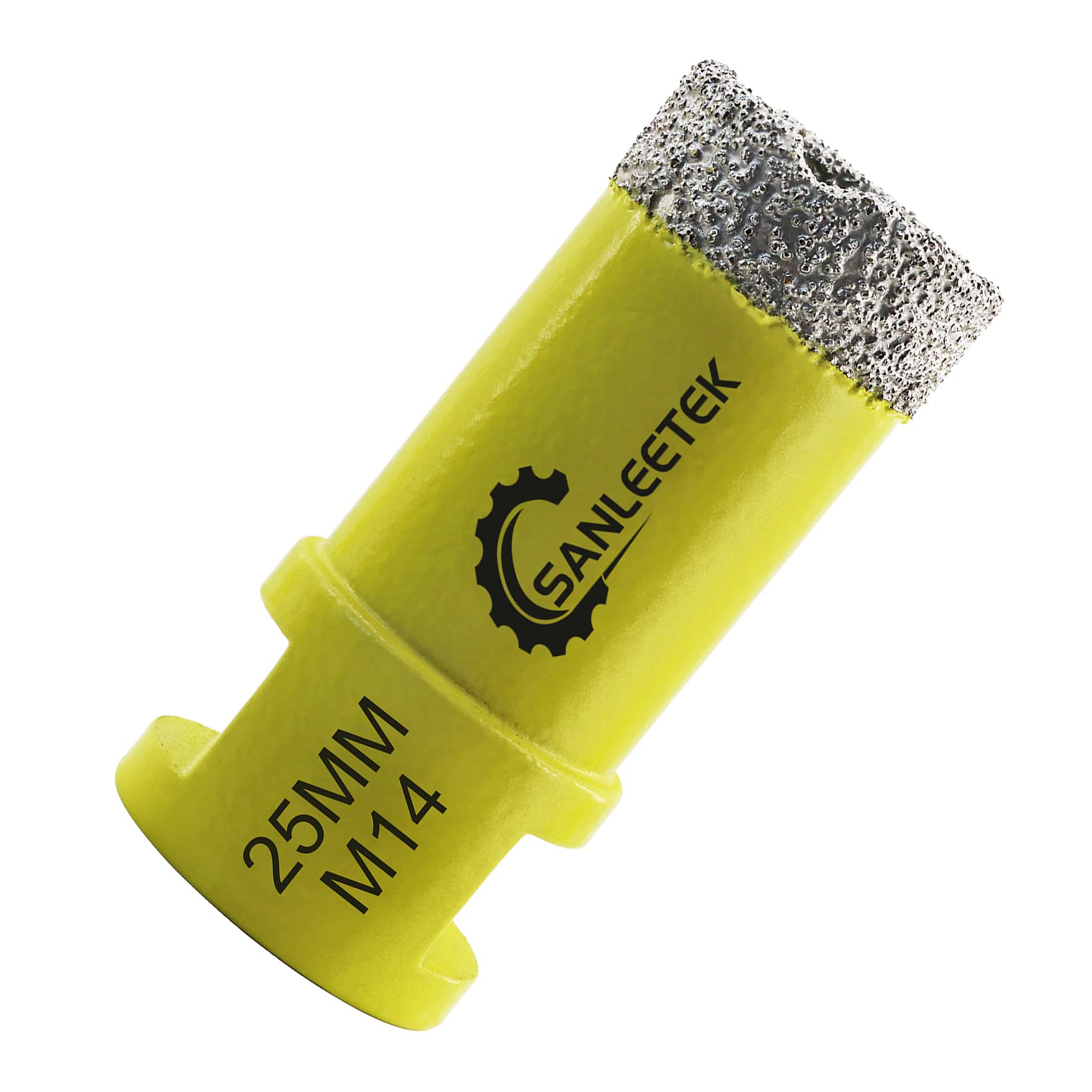 Diamond Tile Drill Bits 25mm SANLEETEK Vacuum Brazed Diamond Hole Saw for Ceramic Porcelain Marble Granite M14 Thread