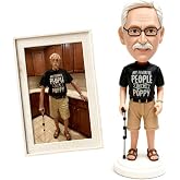 FASHIONBOBBLEHEAD Custom Bobblehead, Personalized Handmade Figurine Gift | Custom From Photo, Preview Approval During Creation, Handmade Polymer Clay Figurine, Realistic Details, Unique Keepsake Gift