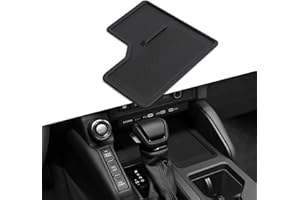 smabee Center Console Wireless Charging Protective Mat for 2024 2025 Toyota Land Cruiser Prado J250 Accessories Silicone Protection Pad Center Console Liner Interior Black