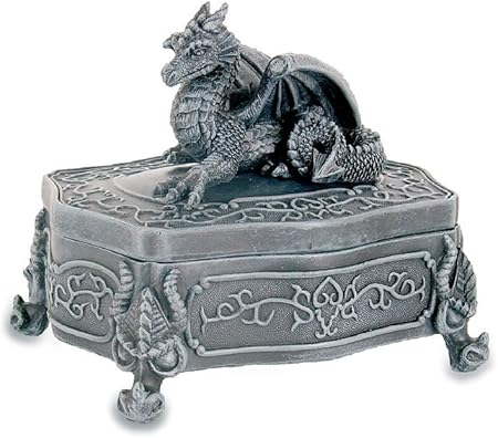 Efecto de piedra dragón caja de joyero: Amazon.es: Hogar