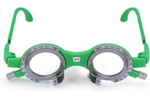 UCanSee Optical Trial Lens Frame Fixed PD 64mm Optometry Frame with Adjustable Temple Arms - Suitable for Optometrists