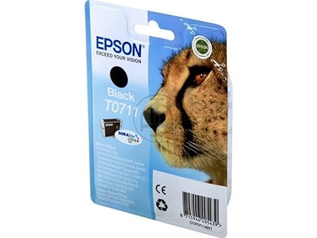 Epson Stylus SX 215 (T0711 / C 13 T 07114011) - original - Tintenpatrone schwarz - 245 Seiten - 7,4ml