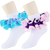 PrinceSasa Baby Cotton Princess Lace Ruffles Girls Socks Set