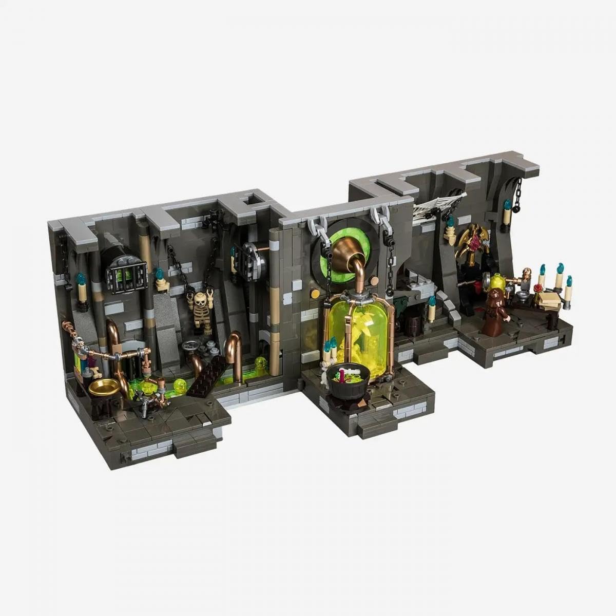 BlueBrixx Pro 108888 – Alchemistenlabor aus Klemmbausteinen mit 1438 Bauelementen 3