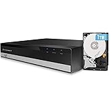 Amcrest 1080-Lite 8CH DVR Digital Recorder, HD Pentabrid (5-1) Supports 960H/HDCVI/HDTVI/AHD & Amcrest IP Cameras, Pre-Instal
