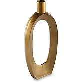 Signature Design by Ashley Lawtonville Glam Indoor Metal Vase, Metallic