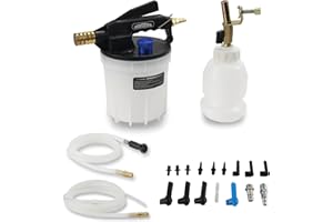 DKwoeshg Vacuum Brake Bleeder Kit - 2L Pneumatic Brake Fluid Extractor - Power Brake & Clutch Pressure Bleeding Vacuum Pump