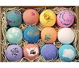 LifeAround2Angels Bath Bombs Gift Set 12 USA made Fizzies, Shea & Coco Butter Dry Skin Moisturize, Perfect for Bubble & Spa Bath. Handmade Birthday Gift idea For Her/Him, wife, girlfriend, men, women