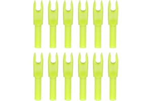 PATIKIL Archery Arrows Nocks, Plastic Insert Arrow Nock Replacement Arrow Tails for Hunting Shooting Compound Recurve Bow