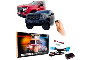 MPC Remote Start Kit for Chevy Silverado/GMC Sierra 1500/2500/3500 2015-2023 || Plug and Play || Lock 3X to Start || Key to Start Only || USA Tech Support