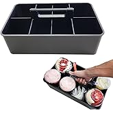 Enjoy Organizer- Commercial Large Portable Caddy Stackable Carry Caddy, Black, Carrier for Cleaning Supplies, Tools, All-Purp