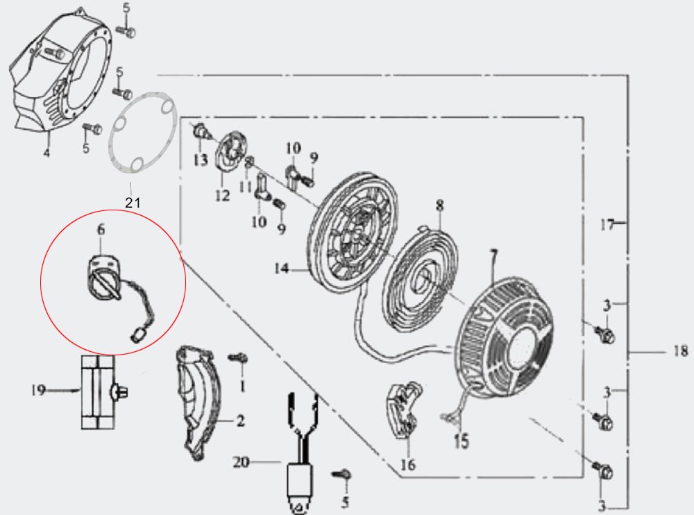 Схема двигателя лифан. Ручной стартер двигателя Лифан 15 л. Ручной стартер двигатель Лифан 27 л.с. Стартер на двигатель Лифан 6.5. Ручной стартер на Лифан 15 схема.