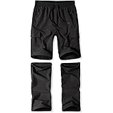 Boys Convertible Hiking Pants Kids Zip Off Scout Pants Youth Teen Boy Quick Dry Outdoor Fishing Waterproof Lightweight 4-18Y