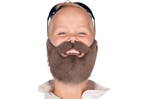 Honcloud Realistic Fake Beard with Adjustable Band, Well - Suited for complementing Halloween Party Outfits
