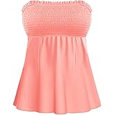 Tankini Swim Tops for Women - Bathing Suit Top No Bottom 2025 Bandeau Swimsuit Tops