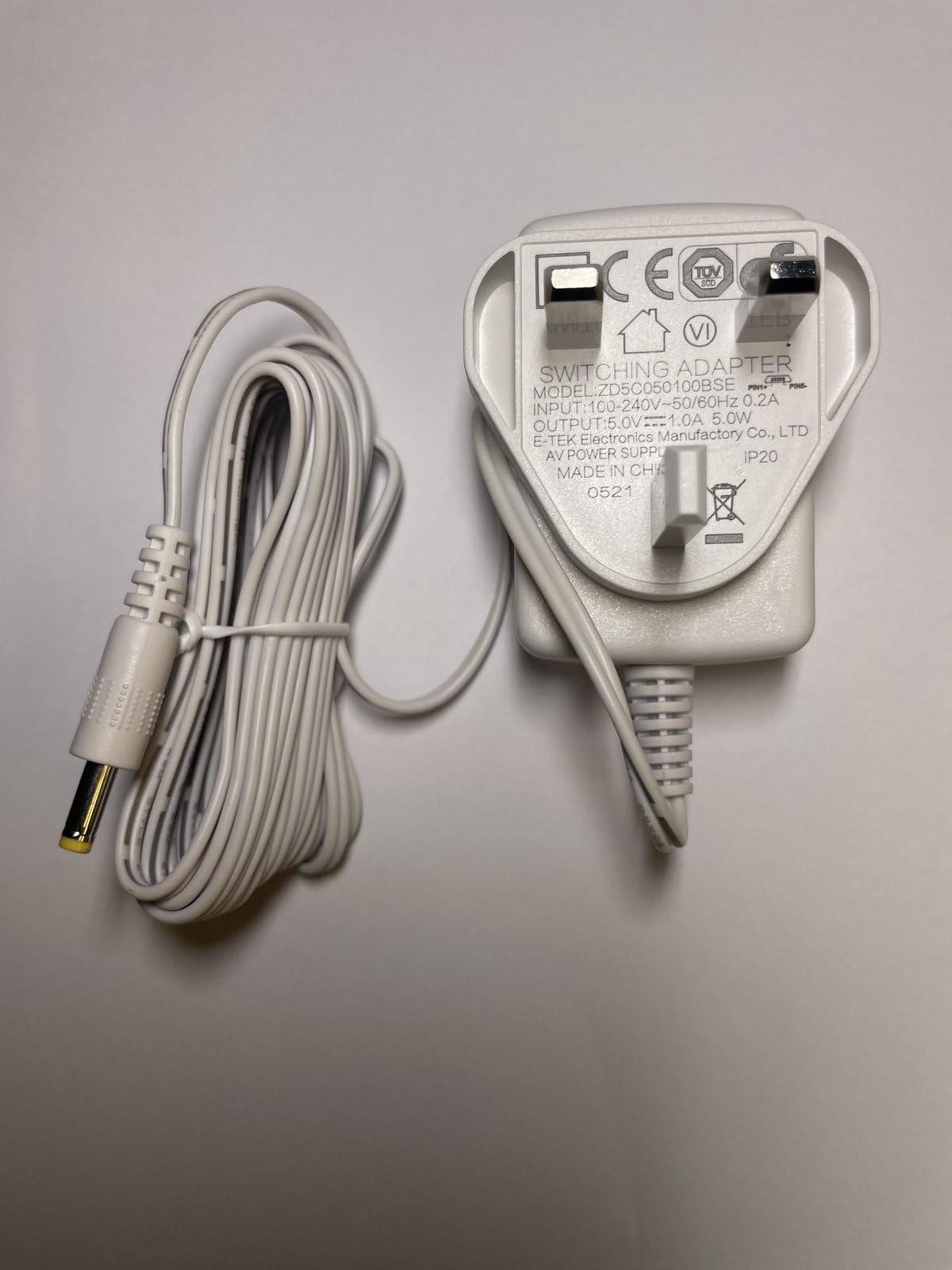 Replacement for DIXIETREE 5V 1A AC Adaptor Charger for Vtech VM5463 Baby Monitor Parent Unit