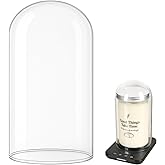 Glass Sourdough Warmer Dome for Sourdough Starter Warmer – Insulating Cover for Fermentation Jars up to 40oz,Dome Dimensions: 9.05" * 5.12" (Dome)