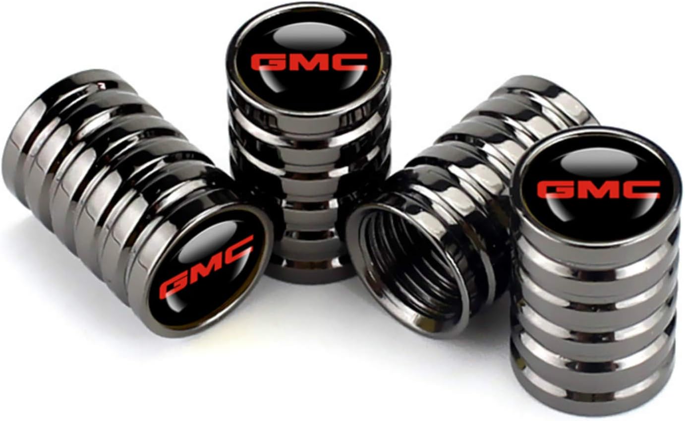 EVPRO Tire Valve Stem Caps Fit for GMC Sierra Terrain Acadia Yukon