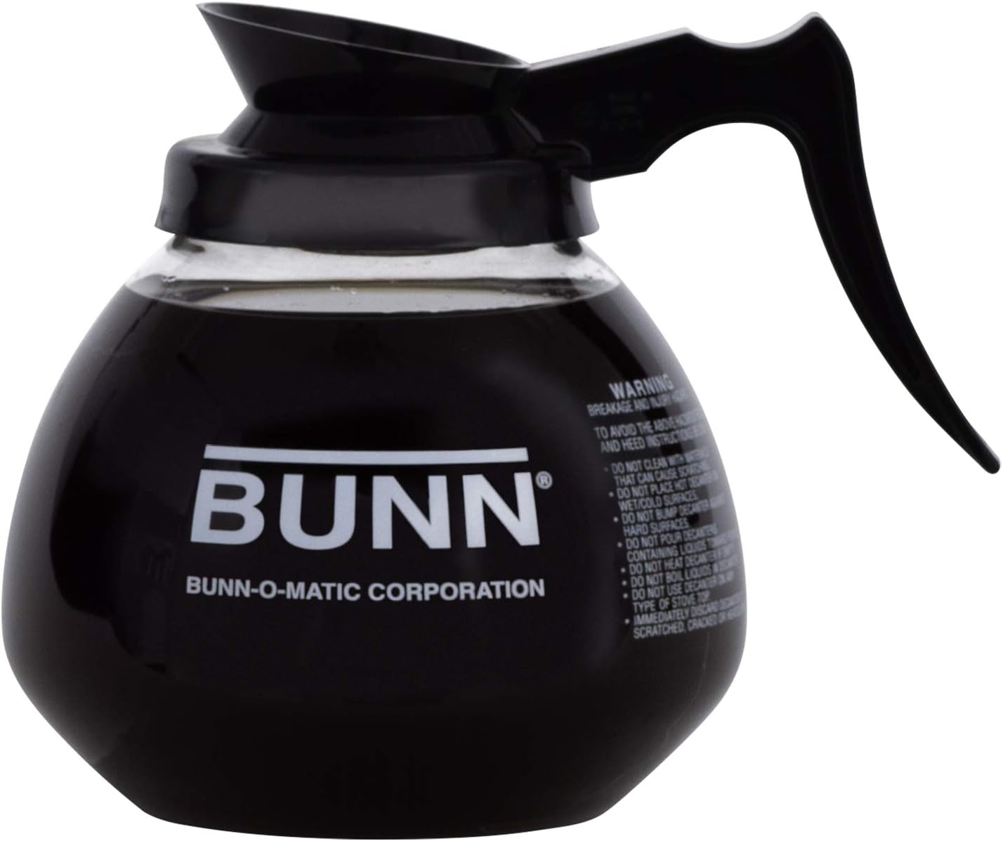 BUNN 12Cup Glass Coffee Decanter, Black Amazon.co.uk Kitchen & Home
