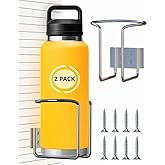 Skywin Large Cup, Water Bottle & Tumbler Holder Organizer (Screw Mount)- 2 Pack – Heavy-Duty Stainless Steel Drink Holder for Boats, Trucks, Cars, RVs & Yachts, Fits Large Tumblers, Bottles & Cans