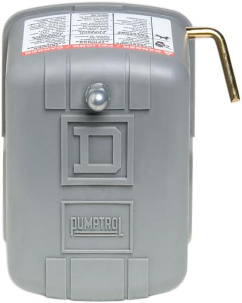 Square D by Schneider Electric FSG2J24M4CP 40-60 PSI Pumptrol Water Pressure Switch with Low Pressure Cut-Off - Sump Pumps - 