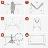 hauck Dream N Play Plus Grey Travel Cot 120x60 cm Birth to 15 kg view 7