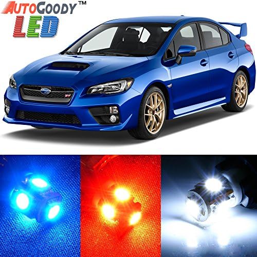 AutoGoody Premium Interior Xenon White LED Lights Package Upgrade for Subaru Impreza / WRX / STI (2004-2017) + Install Tool Kit