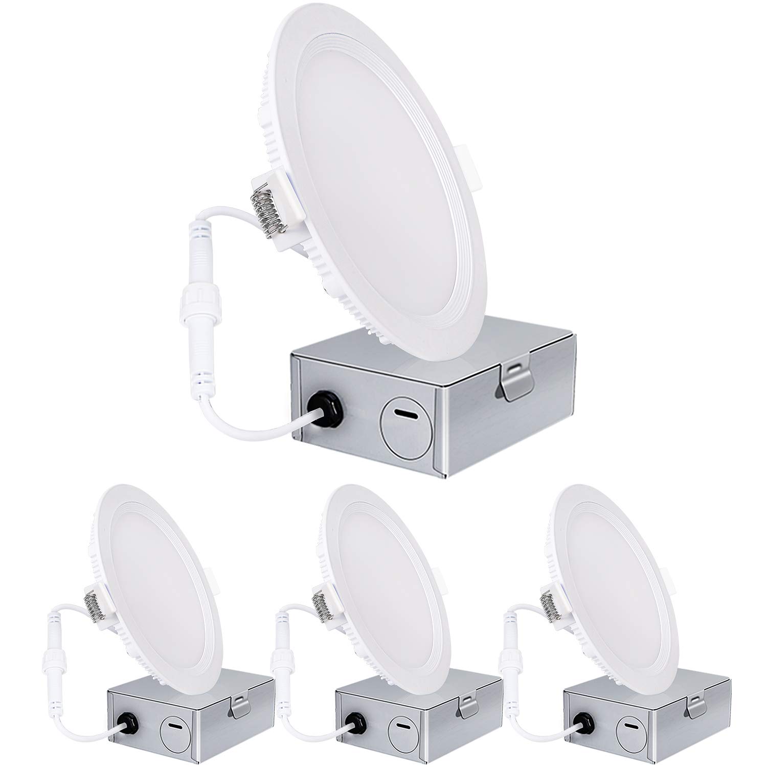 Best 4 In. Led Recessed Lighting Housing Trim For Remodel Ceiling