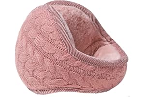 Niction Ear Muffs Winter Women, Womens Winter Earmuffs Unisex Warm Knit Ear Warmers Foldable Ear Muff For Women