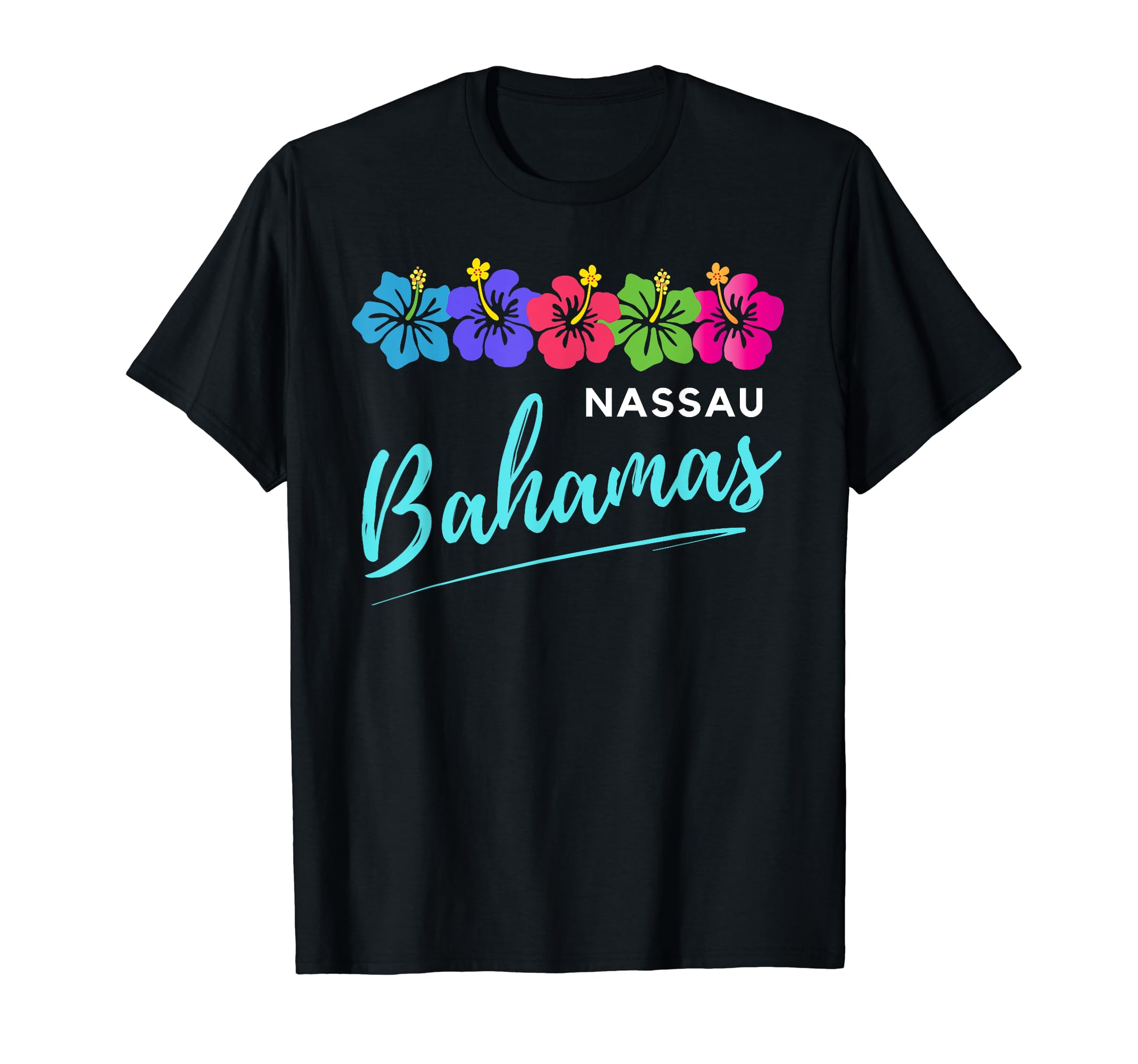 Photo 1 of ** PURPLE ** Nassau Bahamas Tropical Flower Beach Vacation Family Group T-Shirt for Men Women Kids 8 (XS)
