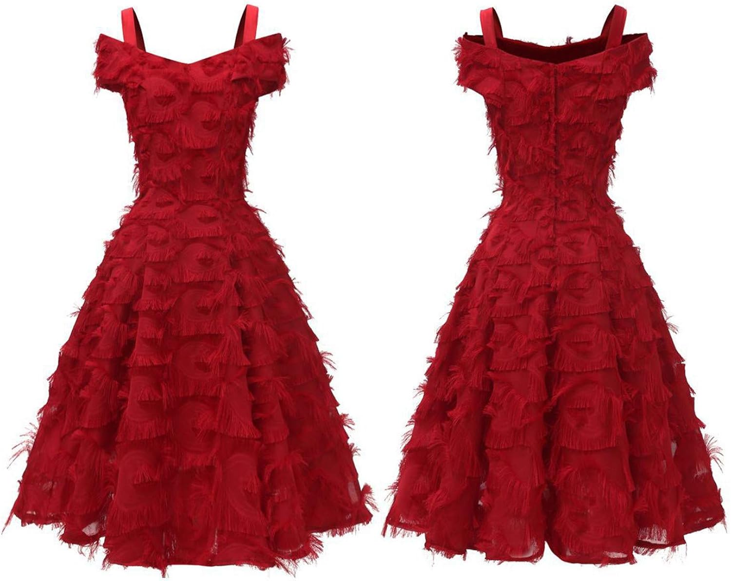 red wine plus size dress