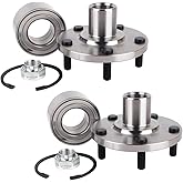 Autoround 518508 Front Wheel Bearing Hub fit for Toyota Camry 1992-2003/ Solara 1999-2003 (2.2L and 2.4L Engine), Lexus RX300 1999-2003 (AWD Only), 5-Lug(Pair)
