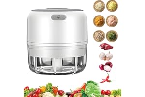 Electric Garlic Chopper, Mini Portable Garlic Mincer, 2026 Upgrade Portable Food Processor with USB Rechargeable Design, Food