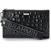 BRAHMIN Adia Wristlet Handbag - Black Melbourne