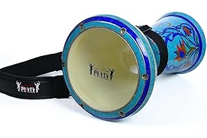 Professional Darbuka Strap - Adjustable Padded Shoulder Belt for Goblet Drum, Doumbek & Egyptian Tabla - Durable Black Synthe