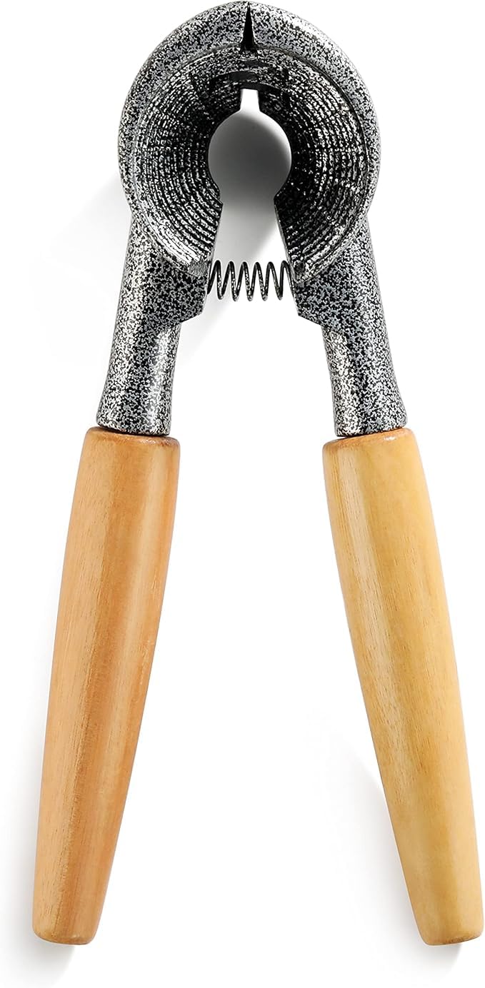 New Star Foodservice 28324 Heavy Duty Pecan and Nutcracker with Wood Handles