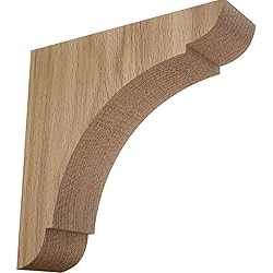 Ekena Millwork BKTW01X06X06OLRO Small Olympic Wood