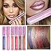 6 Colors Lip Gloss, Realdo Makeup Long Lasting Waterproof Prismatic Pearl Matte Lip Gloss