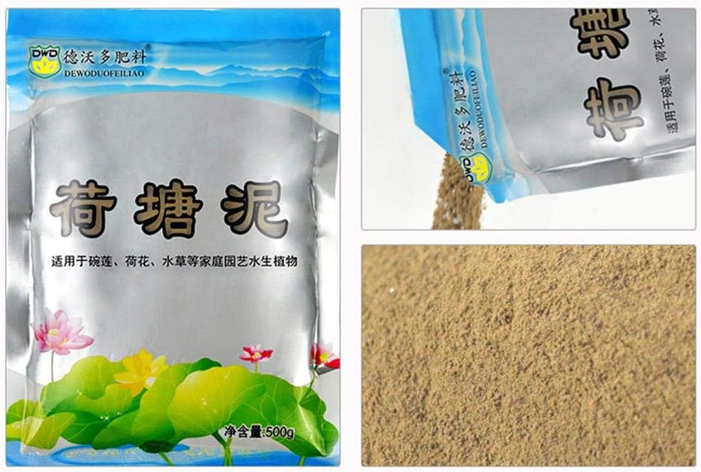 Aquatic Pond Soil, Nutrient Soil of Aquatic Potting Plants Plant Growing Media for Water Lily Slime Planting Aquatic Plant Seed Cultivation