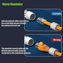 Ethernet Splitter, Waterproof PoE Combiner Splitter