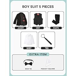 Marvelous World Suits Black Slim Fit Size 8 Formal